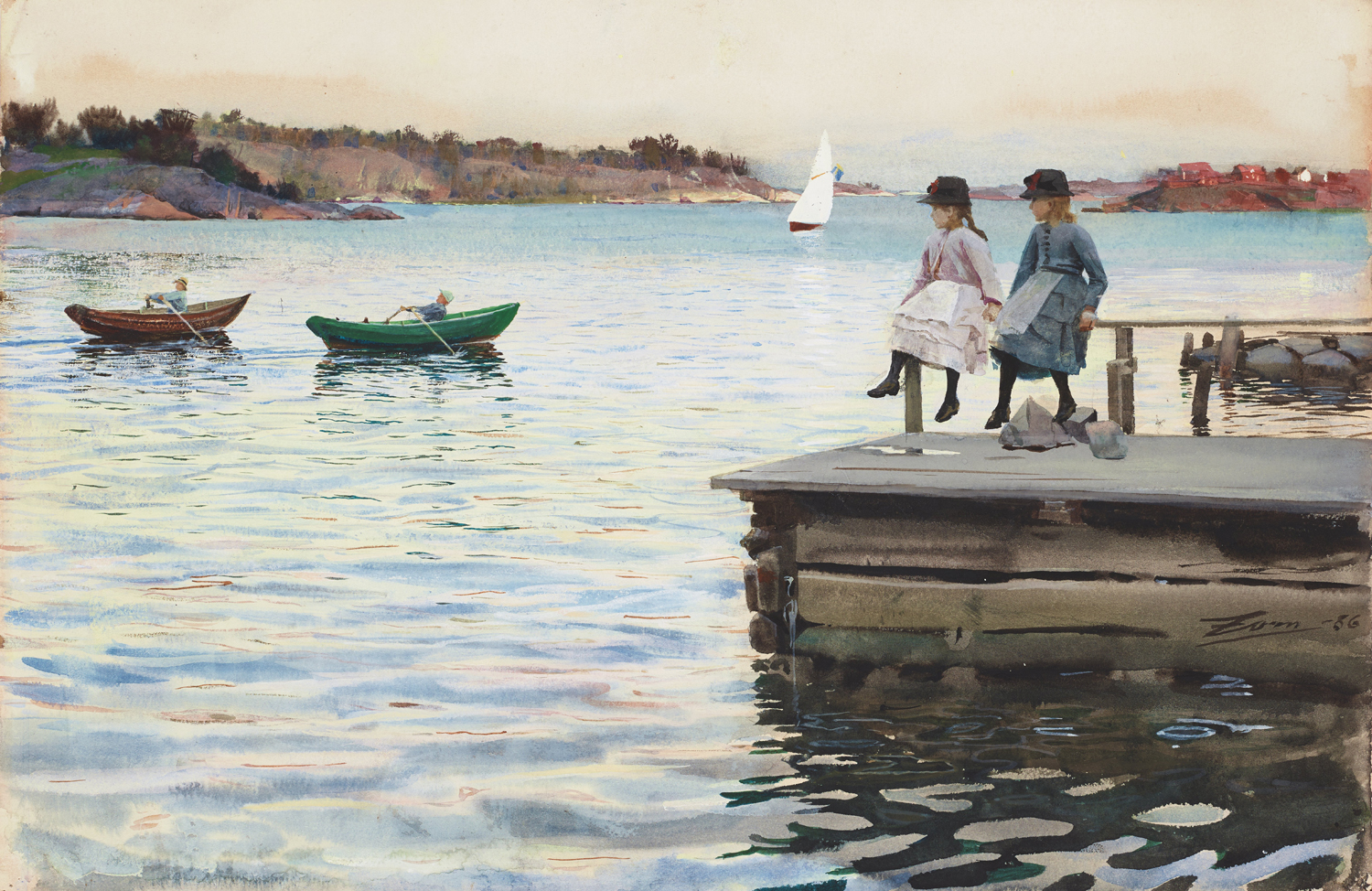 Boat Race, 1886