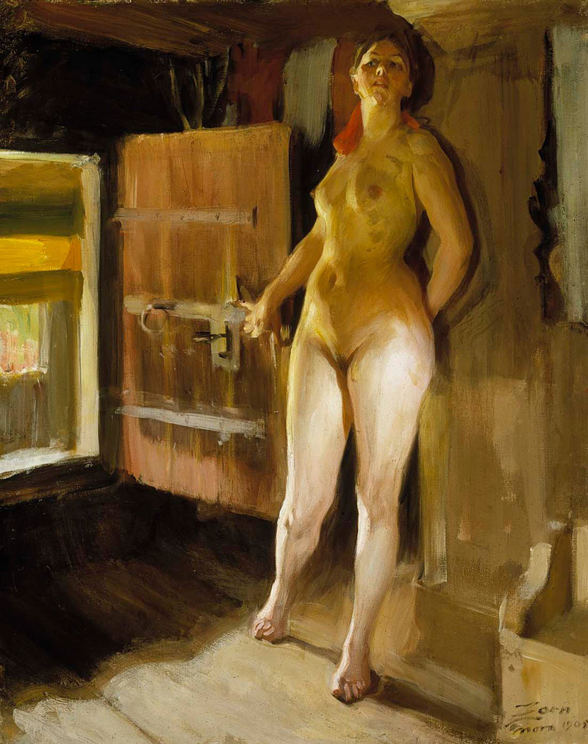 Girl in the Loft, 1905