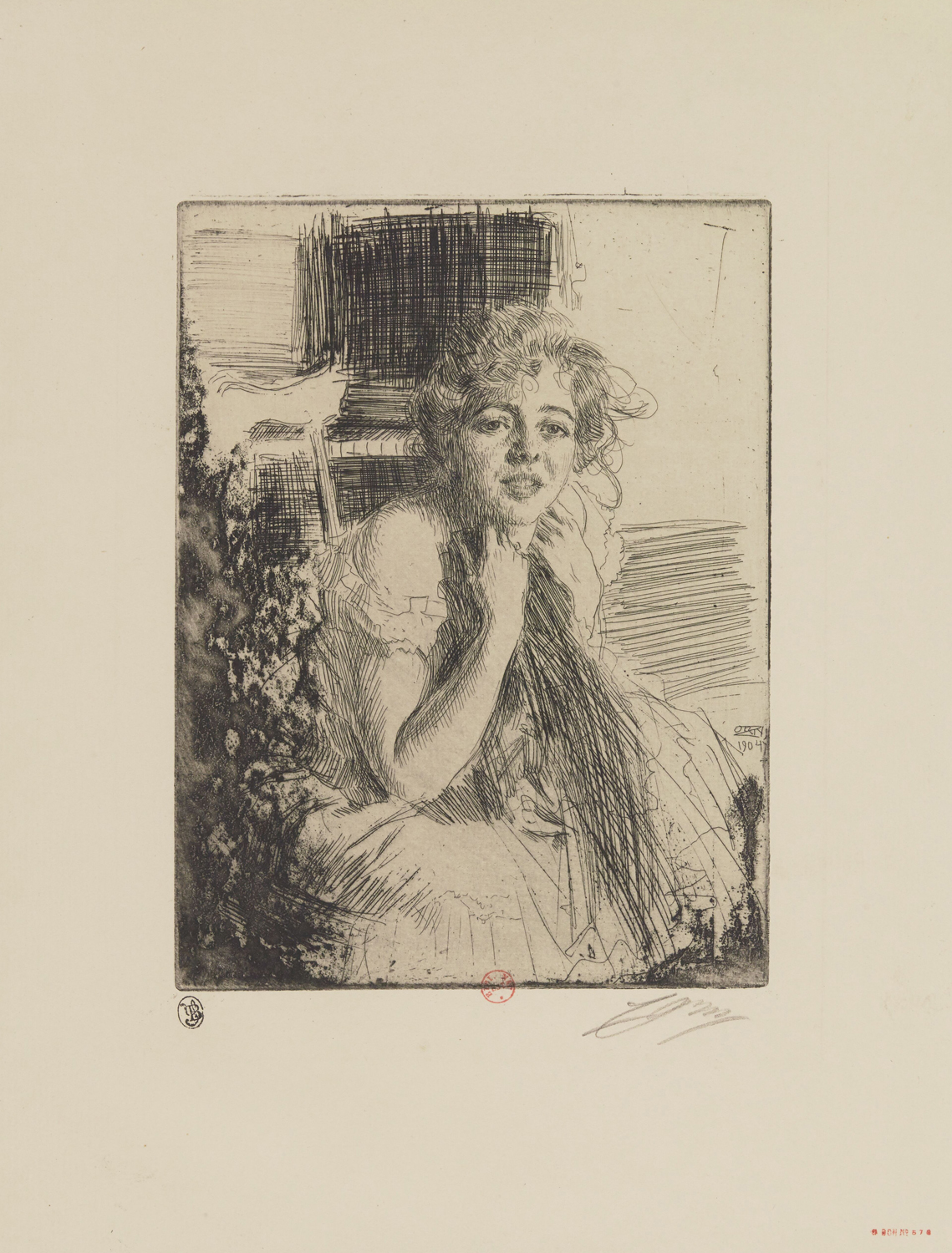 Miss Emma Rasmussen, 1904