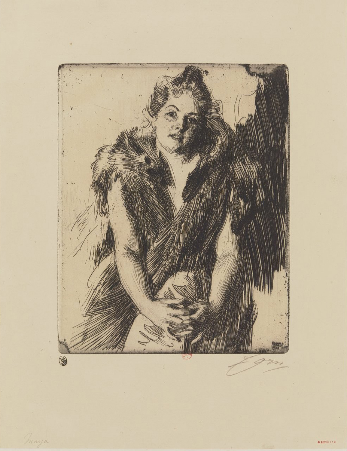 Miss Maya von Heijne (Mrs. Ljunglof), 1900