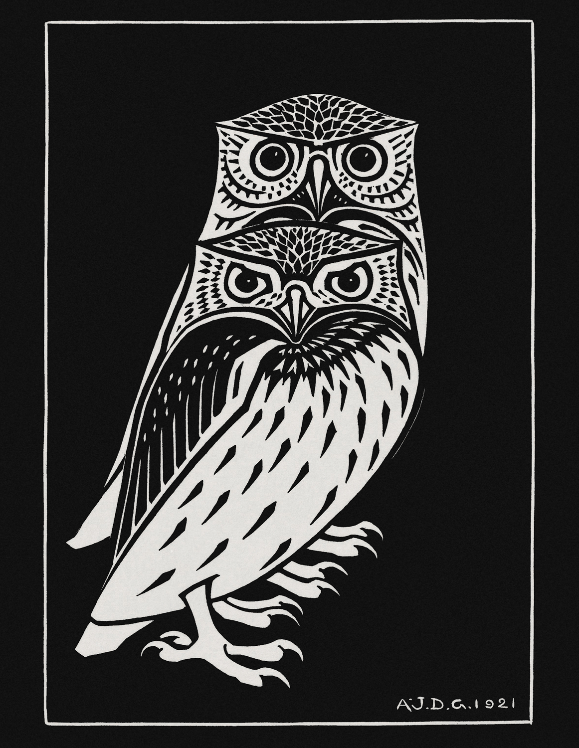 Two Owls, 1921