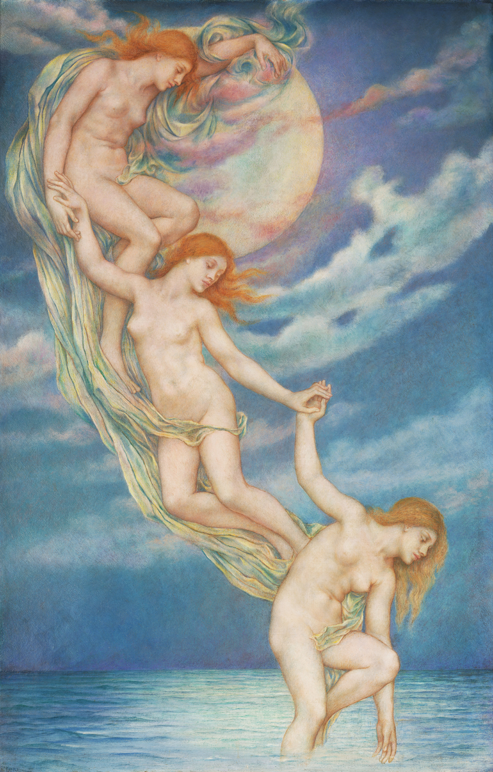 Moonbeams Dipping into the Sea, 1918