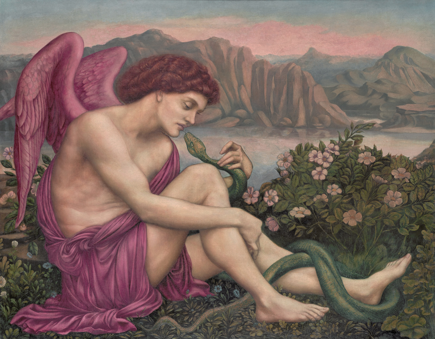 The Angel and the Serpent, c. 1870-75