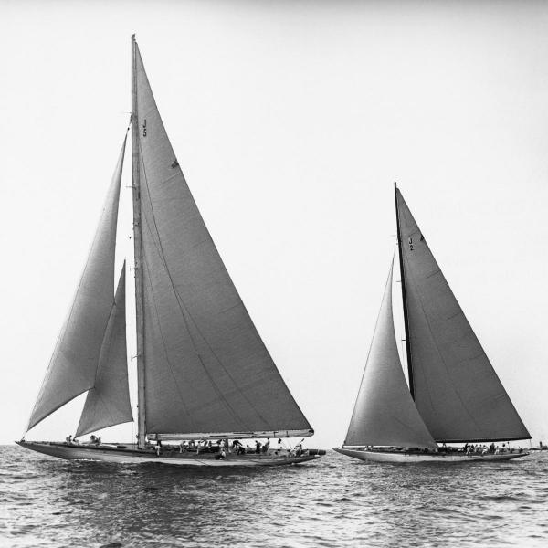 Sailboats In the America's Cup, 1934