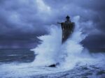 Phare du Four Lors d'une Tempete 