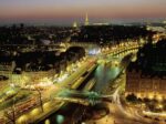Overlooking Paris At Night