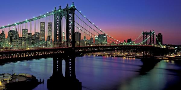 Manhattan Bridge and Skyline II