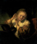 Young Woman Trying Earings, 1654