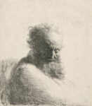 Bust of an Old Bearded Man, Looking Down, 1631