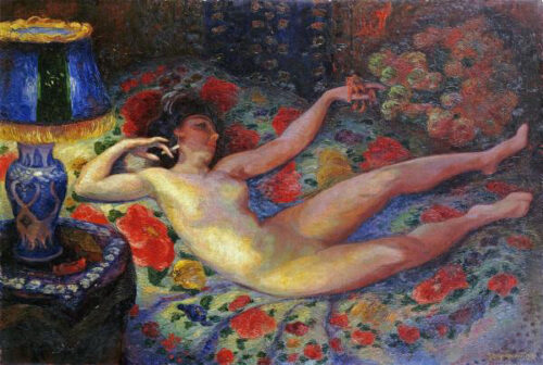 Nude with a Blue Lamp