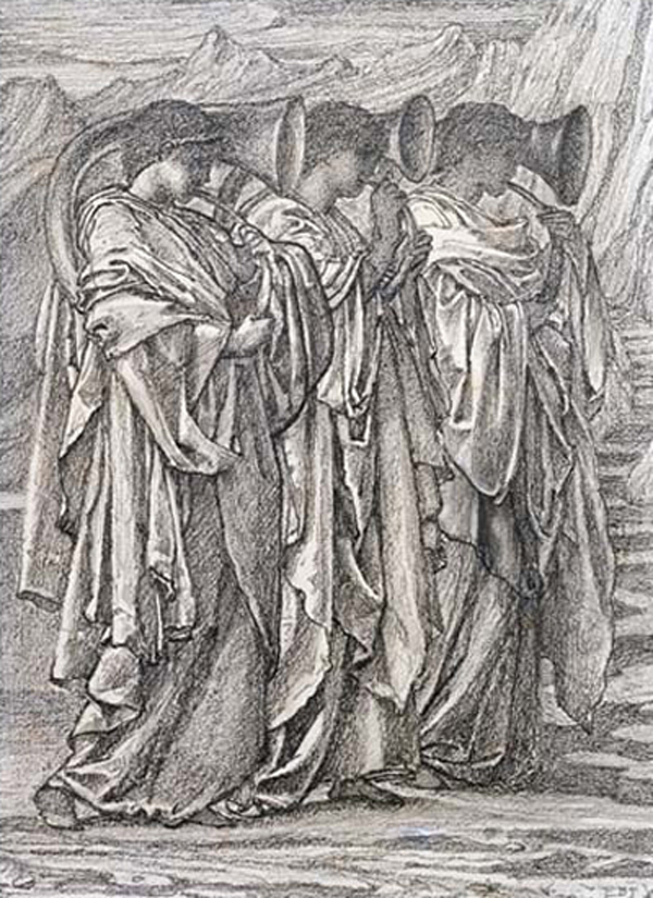 Study For 'The Challenge In The Wilderness'