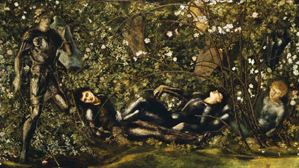 The Prince Entering The Briar Wood