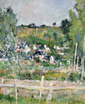 A View of Auvers-Sur-Oise; The Fence