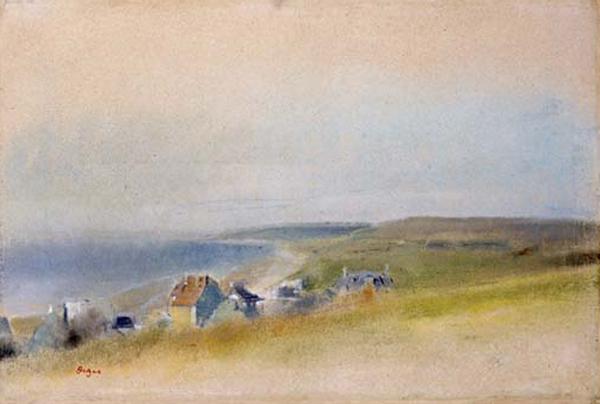 Houses On The Cliff Edge at Villers-Sur-Mer