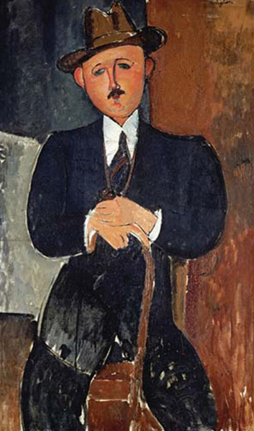 Seated Man (Leaning On a Cane)