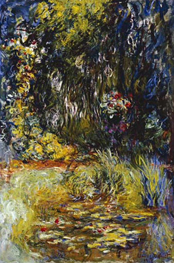 Corner of a Pond With Waterlilies
