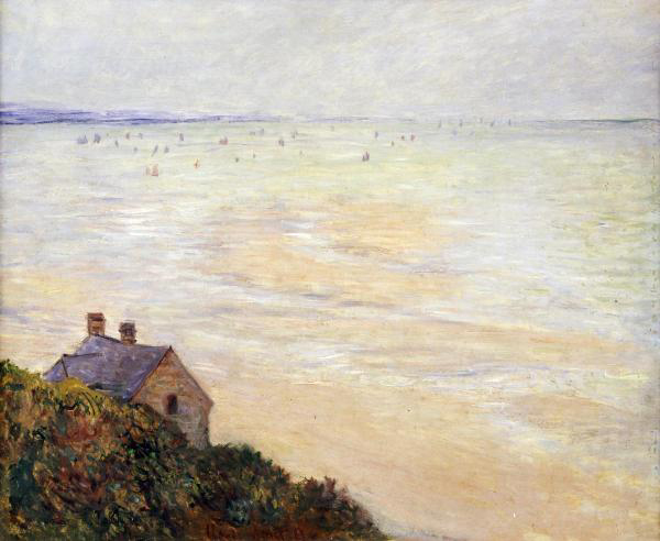 Thr Hut at Trouville - Low Tide