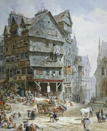 The High Street from the West Bow, Edinborough