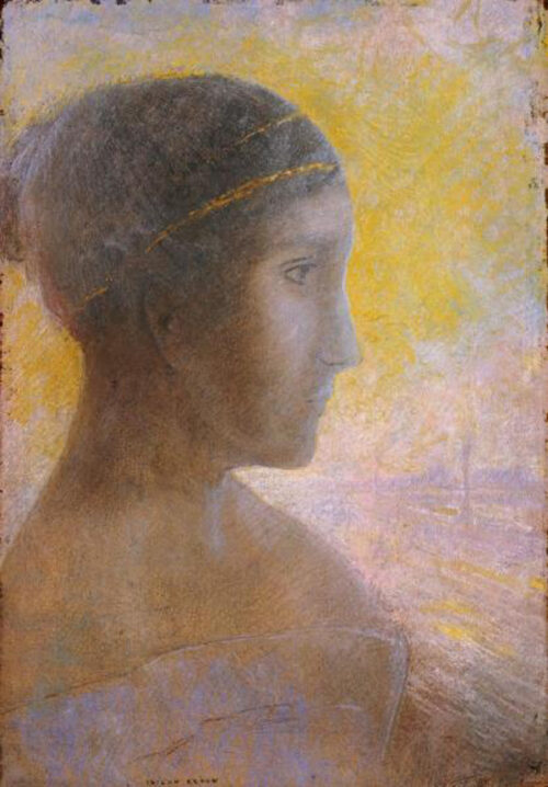 Head of a Young Woman in Profile