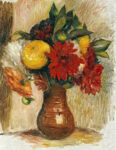 Bouquet De Fleurs Au Pichet De Terre