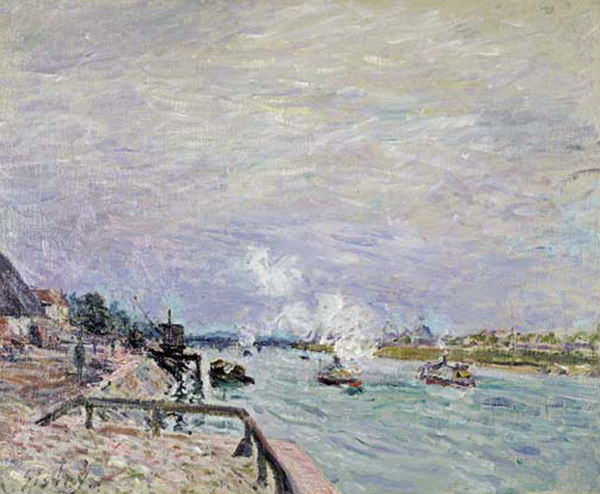 The Seine at Grenelle - Wet Weather