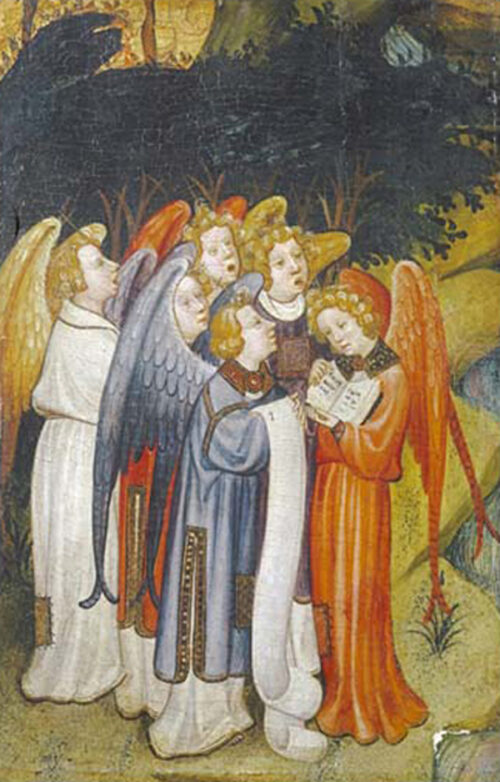 A Choir of Angels a Fragment, Probably of Nativity