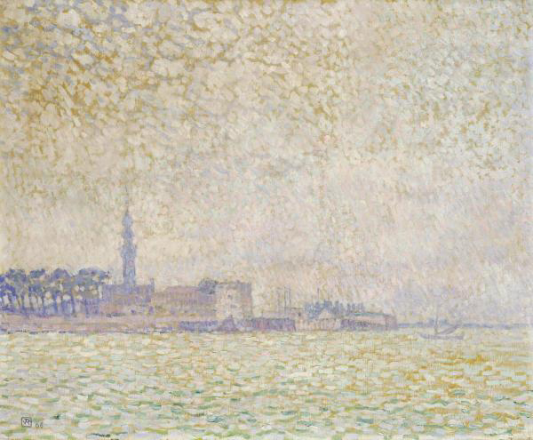 A View of Veere, Misty Morning
