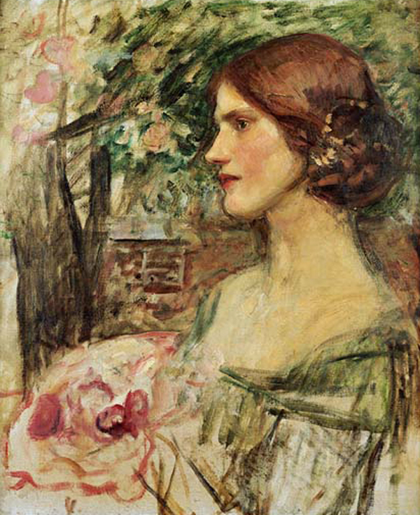 Portrait of a Lady In a Green Dress