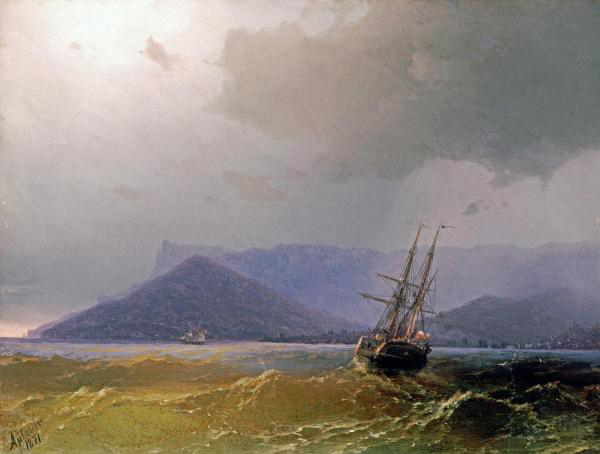 Sailing Off the Crimean Coast