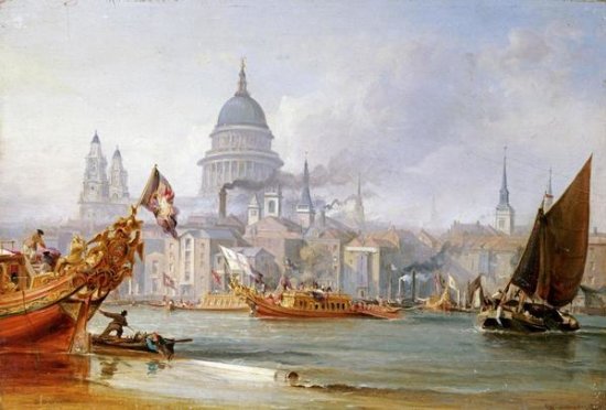 A View of Saint Paul's from the Thames