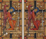 Two Angels: a Design For Stained Glass