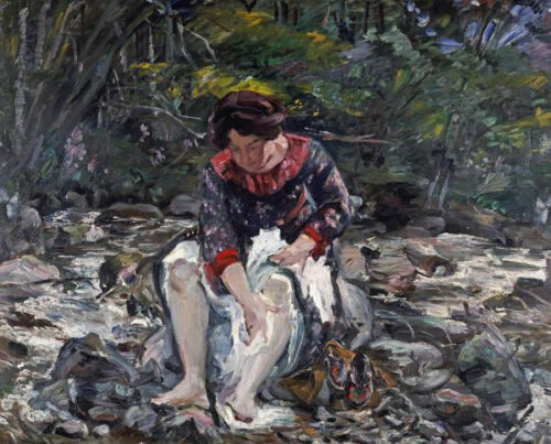 Girl In the Brook
