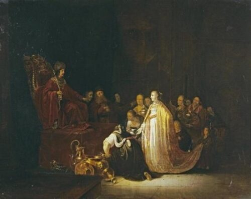 The Queen of Sheba Before King Solomon