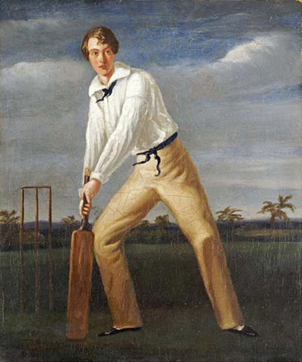 A Cricketer at The Crease