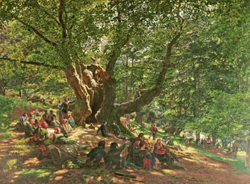 Robin Hood and His Merry Men In Sherwood Forest