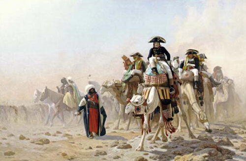 Napoleon and His General Staff In Egypt