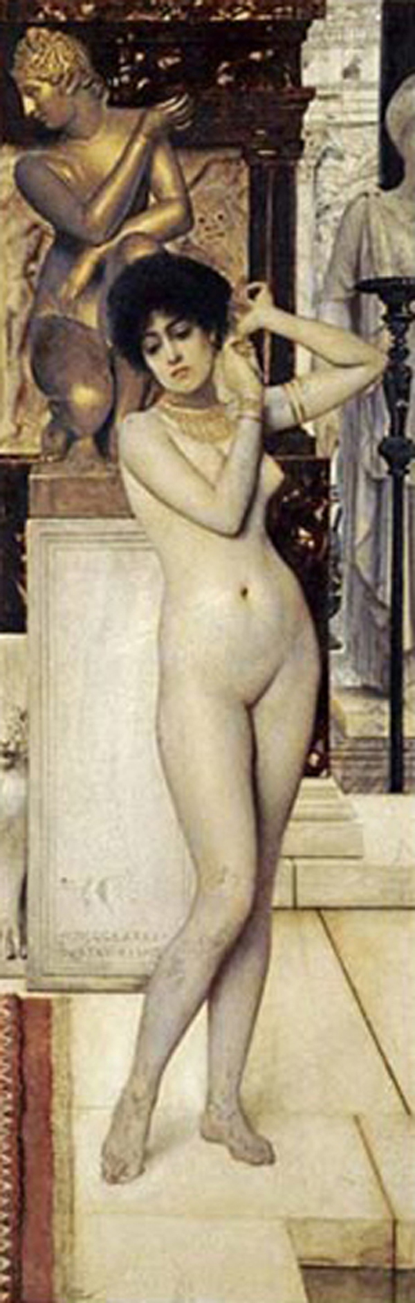Skigge Und Eingelstudie Fur Die Allegorie Der Skulptur