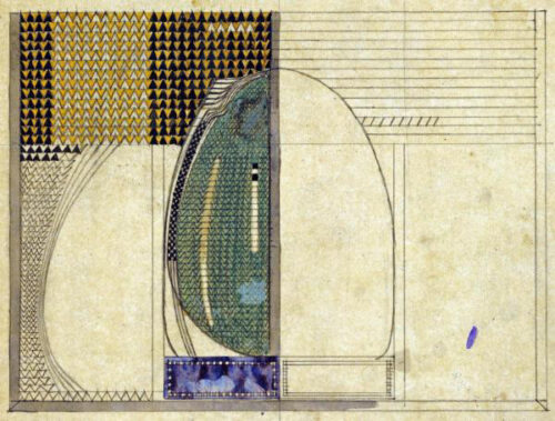 Design for W.J. Bassett-Lowke, Esq, 1916