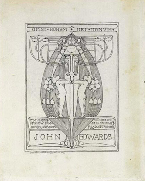 Design for a Bookplate, 1896