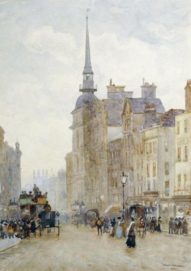 Looking Down Ludgate Hill