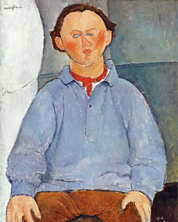 Portrait of Sculptor Oscar Miestchanioff