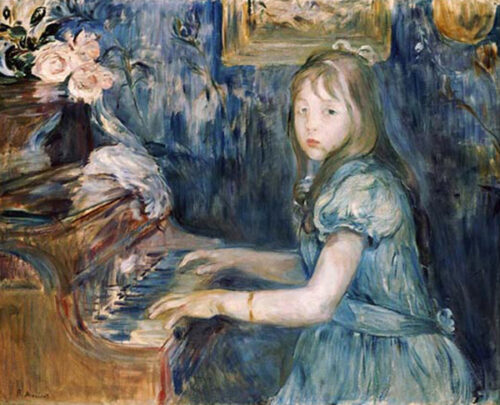Lucie Leon at The Piano