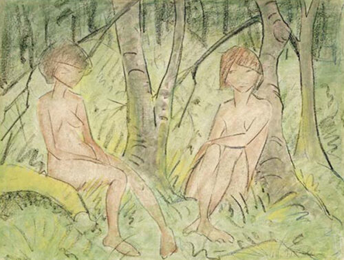 Two Women In The Forest