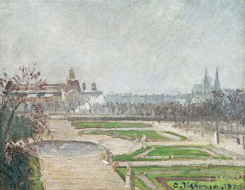 The Tuileries Gardens and The Louvre