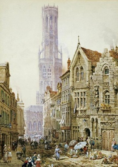 Flower Sellers in Bruges