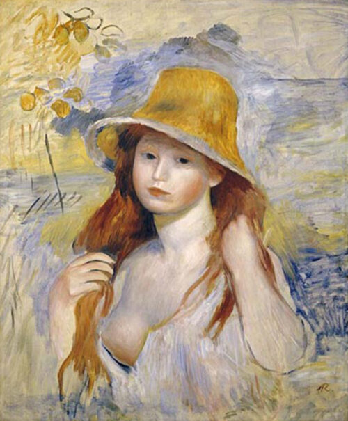 Young Girl With a Hat