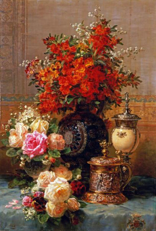Still Life of Roses and Other Flowers