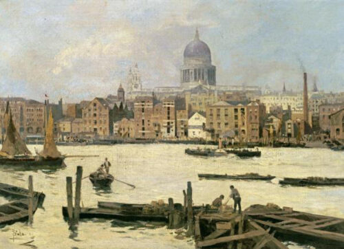 A View of St. Paul's from the Thames