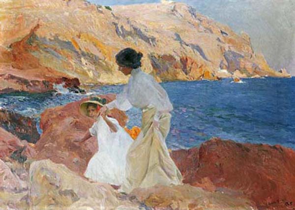 Clotilde and Elena On The Rocks, Javea