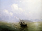 A Sailing Boat in a Heavy Swell